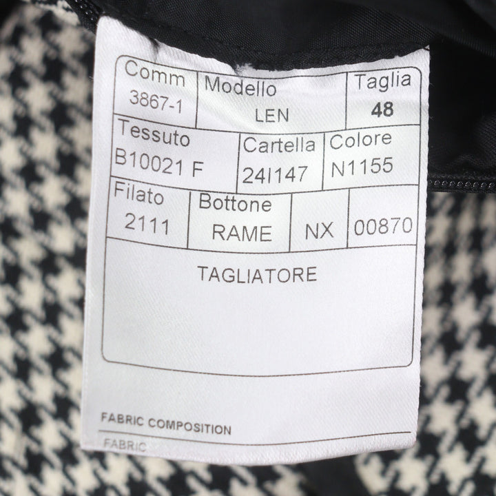 Pristine TAGLIATORE trench coat black wool mens 48