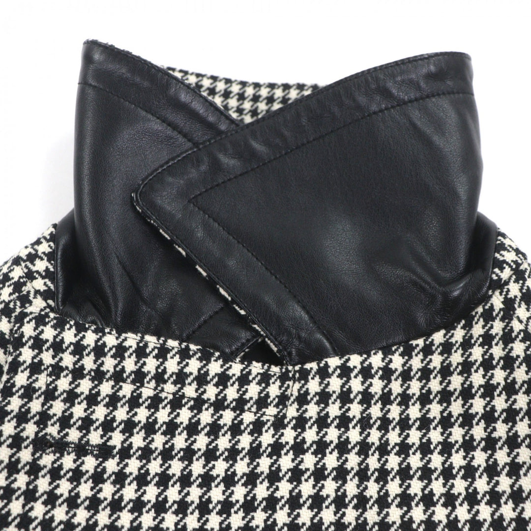 Pristine TAGLIATORE trench coat black wool mens 48