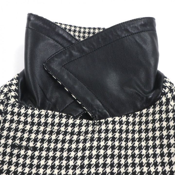 Pristine TAGLIATORE trench coat black wool mens 48