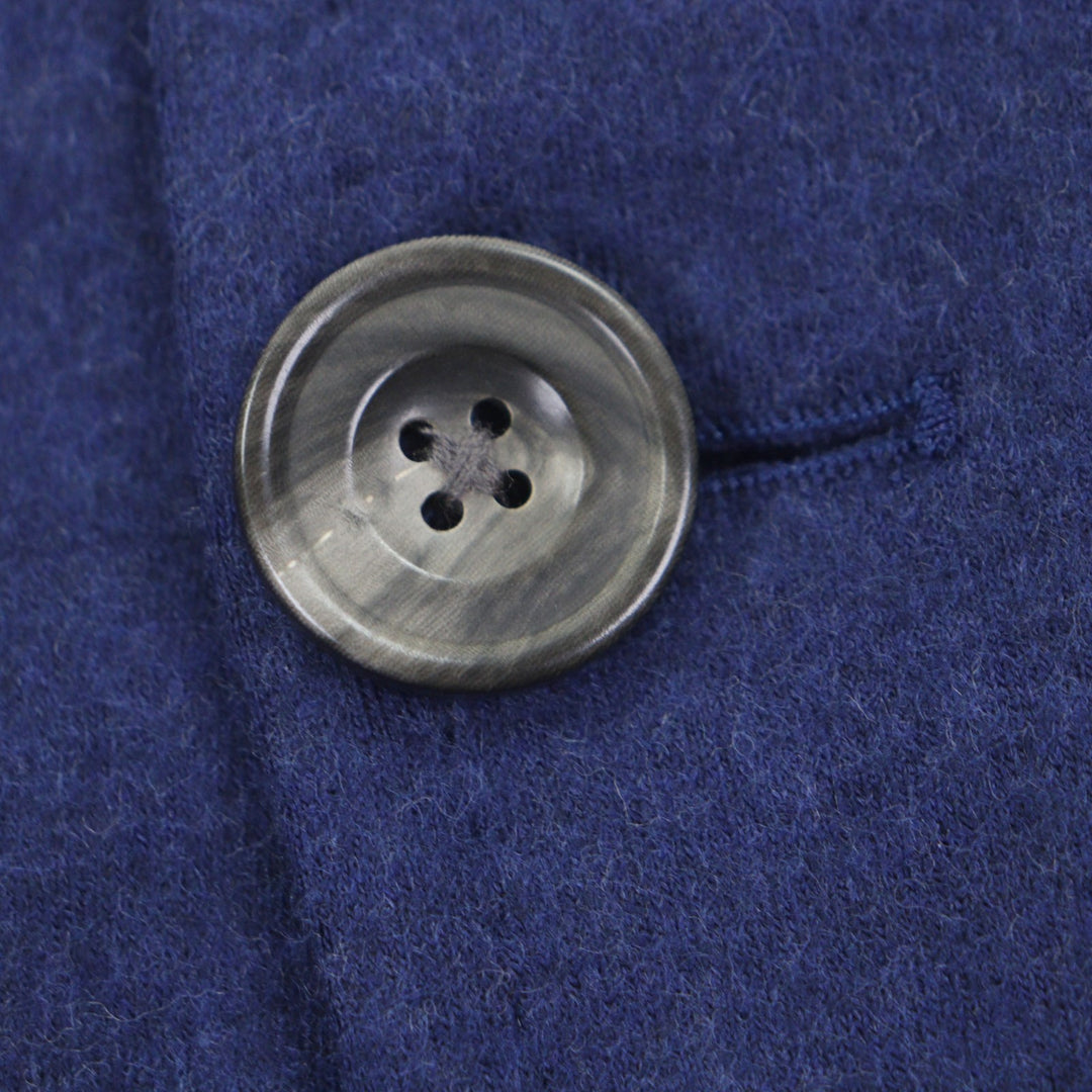 Excellent Sartorio Chester coat single Navy wool mens 48