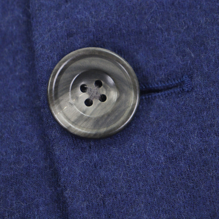 Excellent Sartorio Chester coat single Navy wool mens 48
