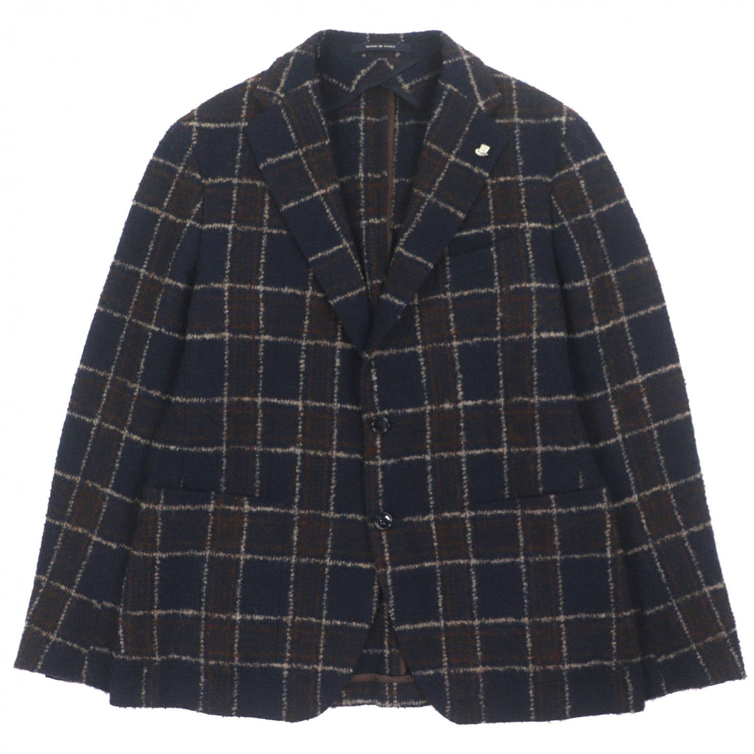 Excellent TAGLIATORE tailored jacket Navy wool mens 50