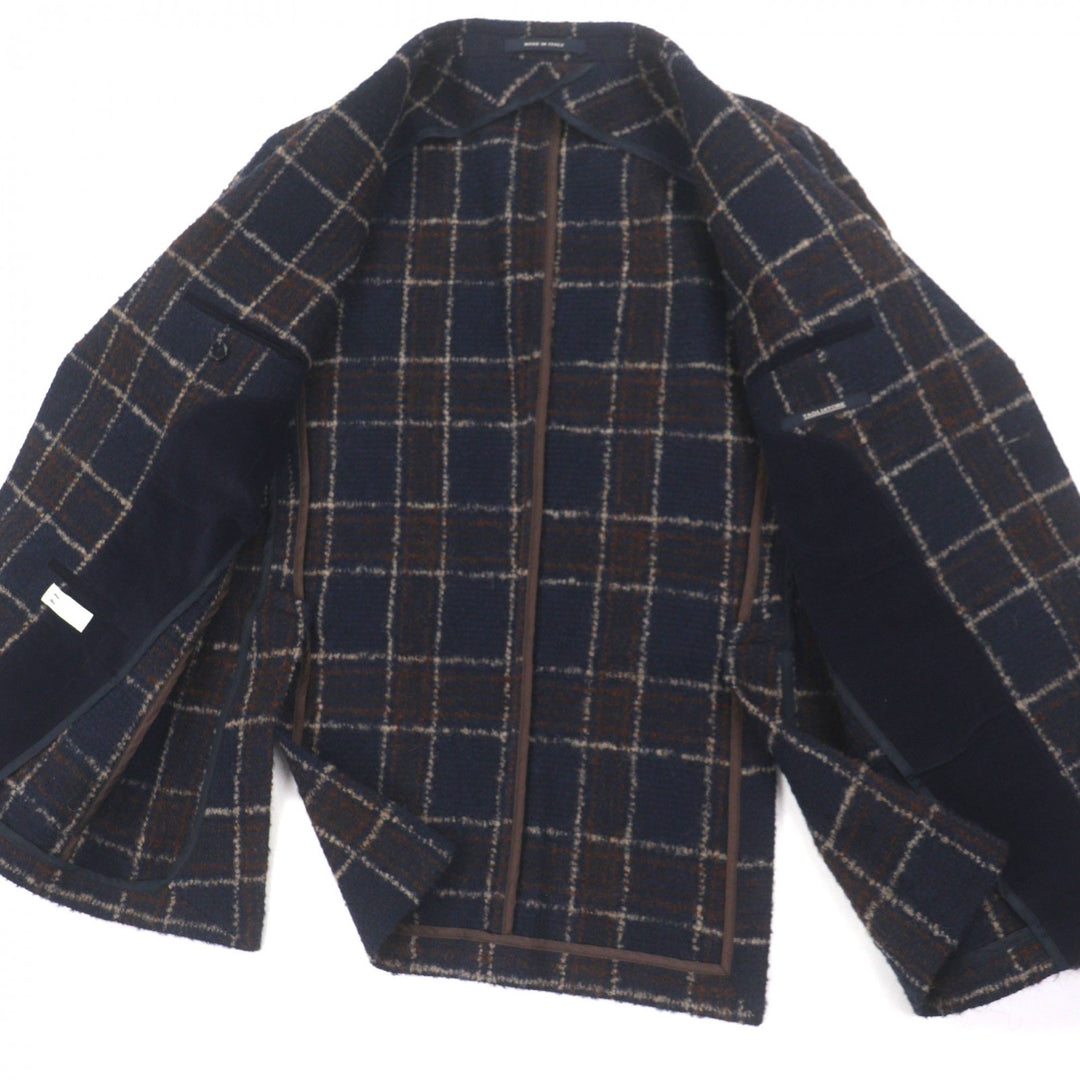 Excellent TAGLIATORE tailored jacket Navy wool mens 50