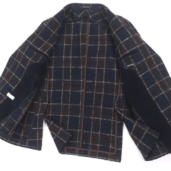 Excellent TAGLIATORE tailored jacket Navy wool mens 50