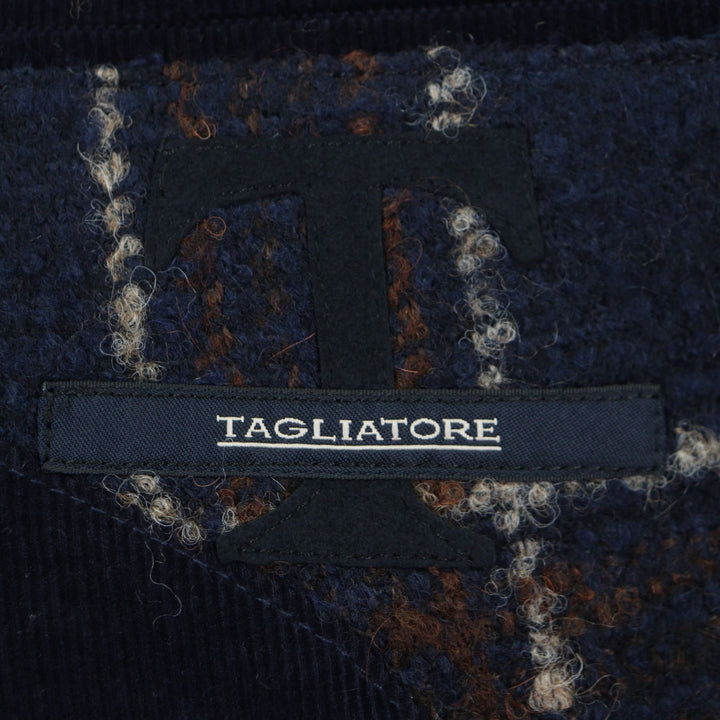 Excellent TAGLIATORE tailored jacket Navy wool mens 50