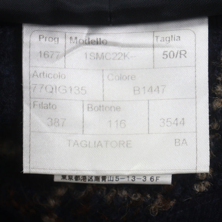 Excellent TAGLIATORE tailored jacket Navy wool mens 50