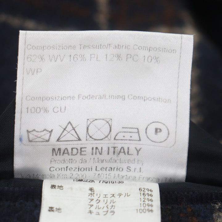 Excellent TAGLIATORE tailored jacket Navy wool mens 50