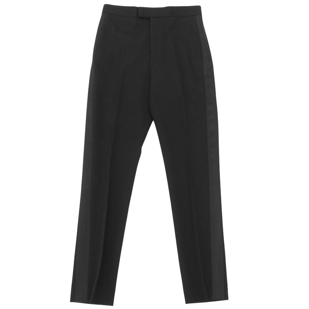 Pristine BOTTEGAVENETA Pants Sideline Tapered black wool mens 44 680523