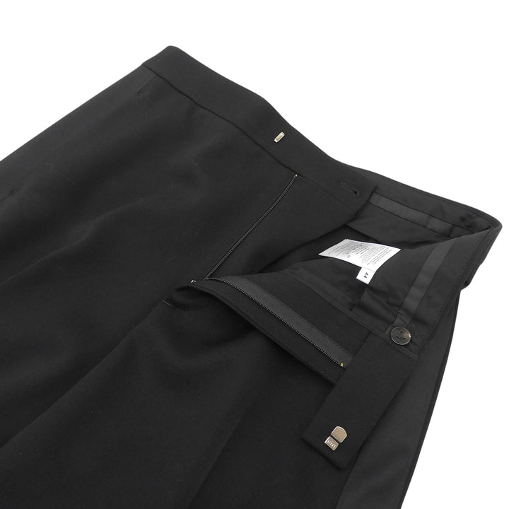Pristine BOTTEGAVENETA Pants Sideline Tapered black wool mens 44 680523