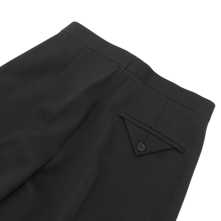 Pristine BOTTEGAVENETA Pants Sideline Tapered black wool mens 44 680523