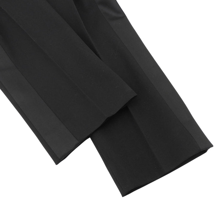Pristine BOTTEGAVENETA Pants Sideline Tapered black wool mens 44 680523