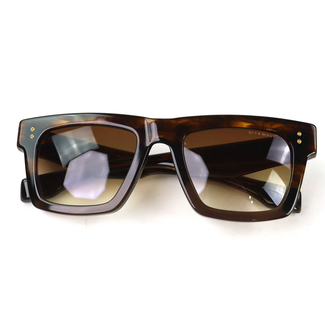Pristine DITA sunglasses MASTIX Wellington Clear Brown Marble mens DTS712