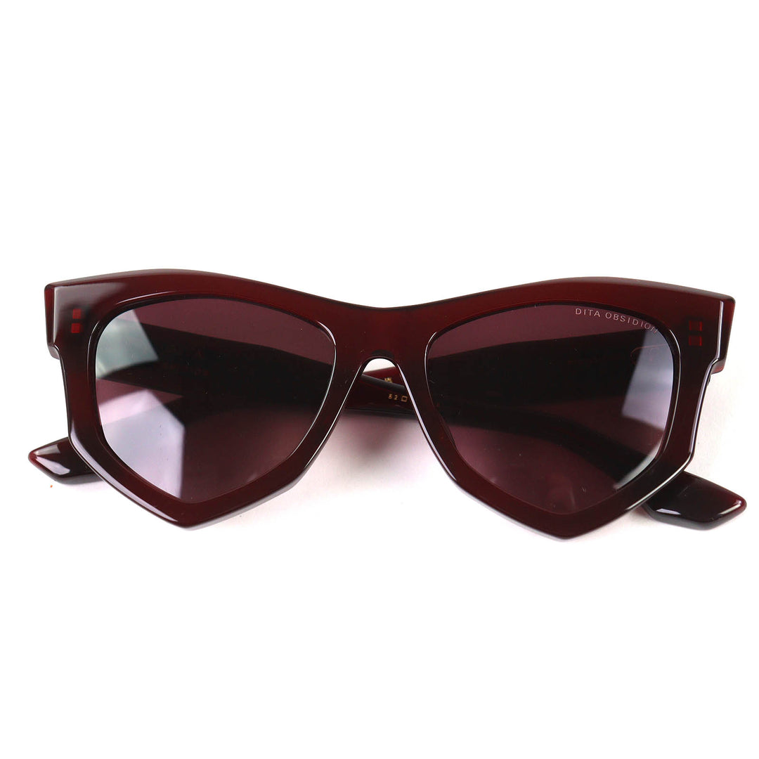 Great DITA sunglasses OBSIDION Octagon Clear Bordeaux mens DTS755