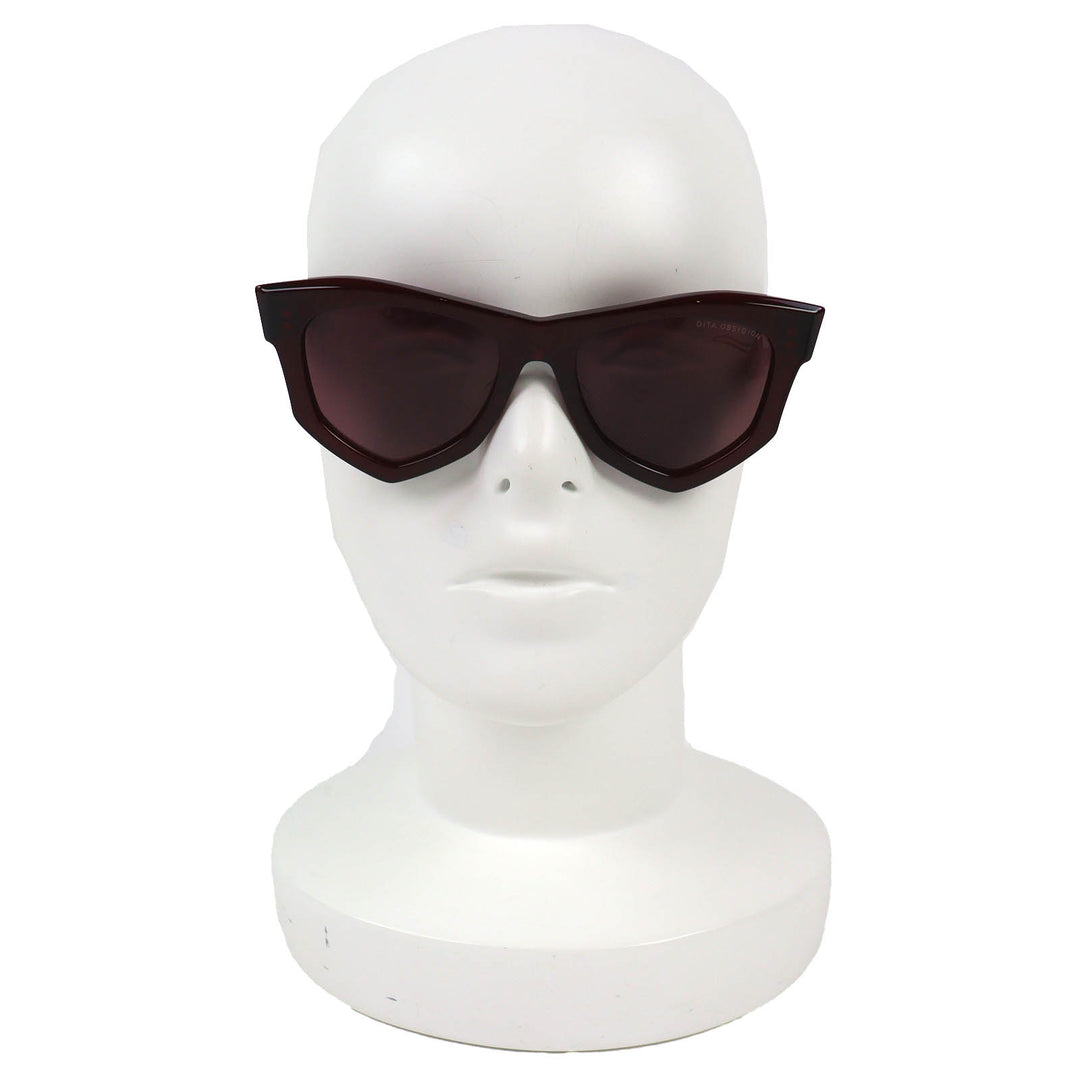 Great DITA sunglasses OBSIDION Octagon Clear Bordeaux mens DTS755