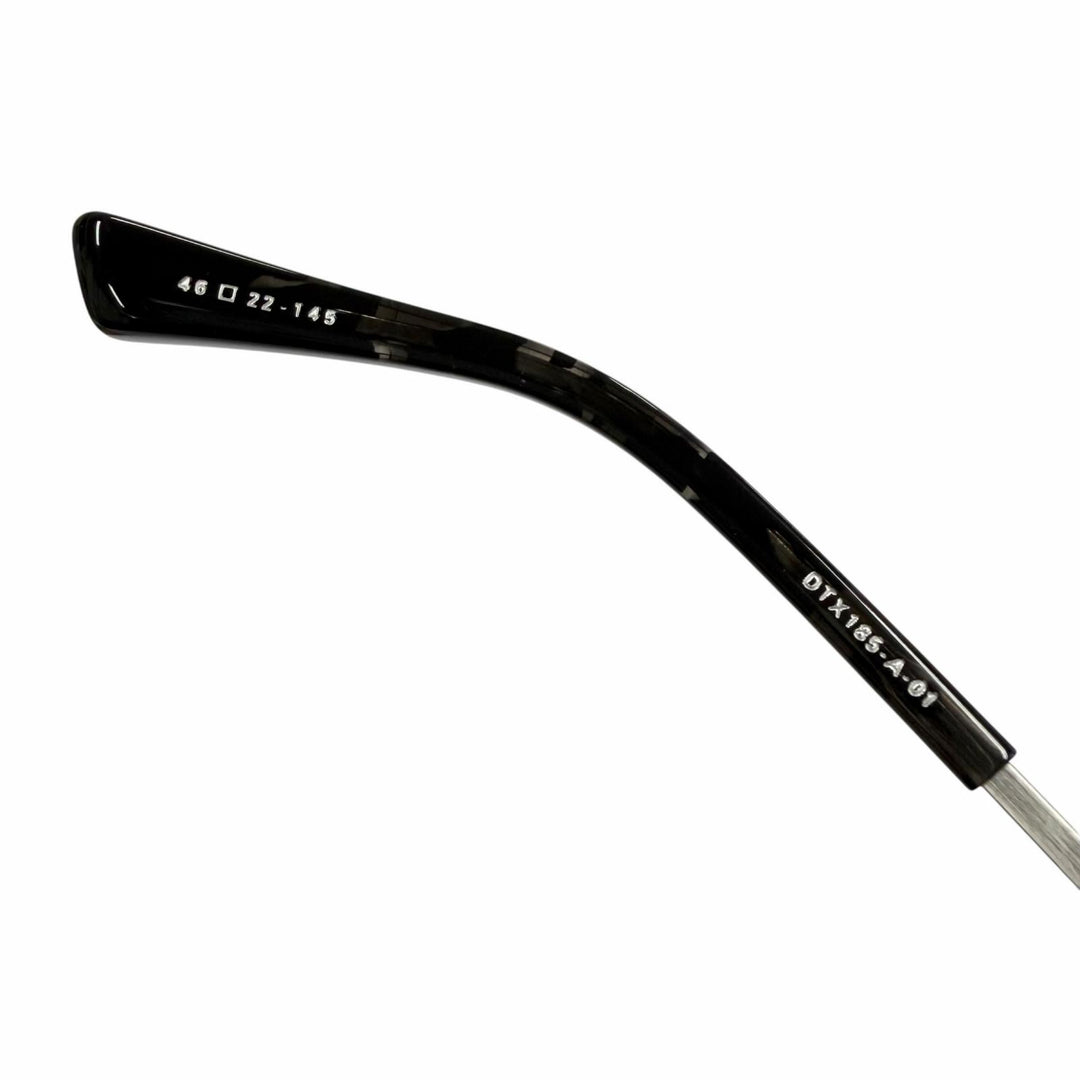 Excellent DITA Glasses RADICON-TOW round Matt black mens DTX185-A-01