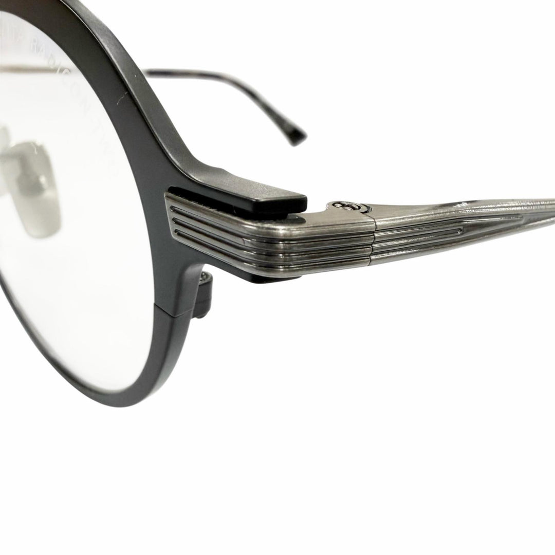Excellent DITA Glasses RADICON-TOW round Matt black mens DTX185-A-01
