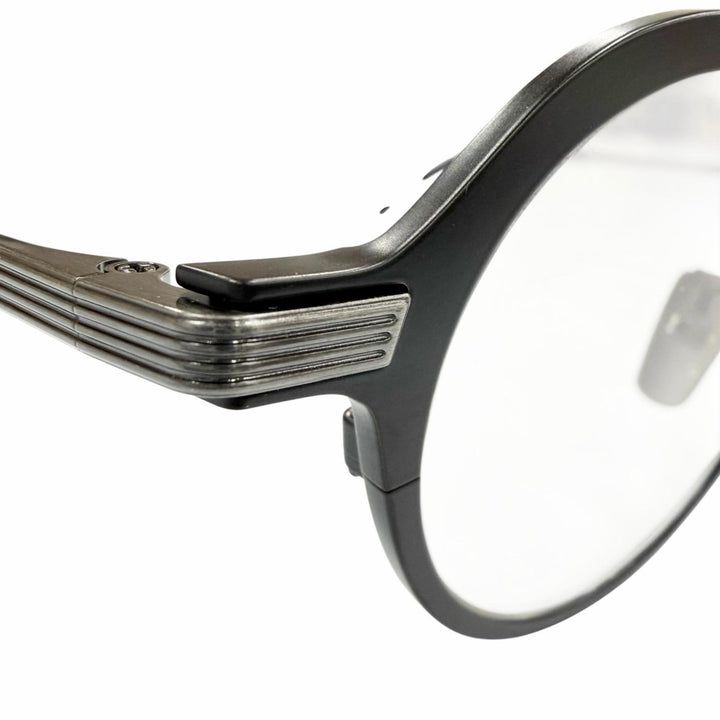 Excellent DITA Glasses RADICON-TOW round Matt black mens DTX185-A-01