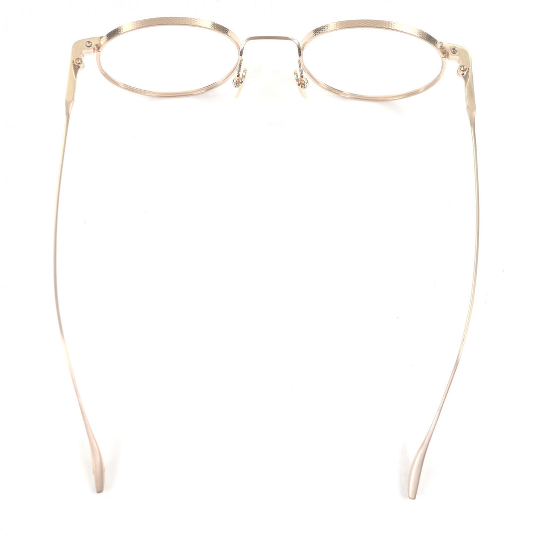 Pristine DITA Glasses JOURNEY-TWO 2024 FALL Boston Frame Matt gold