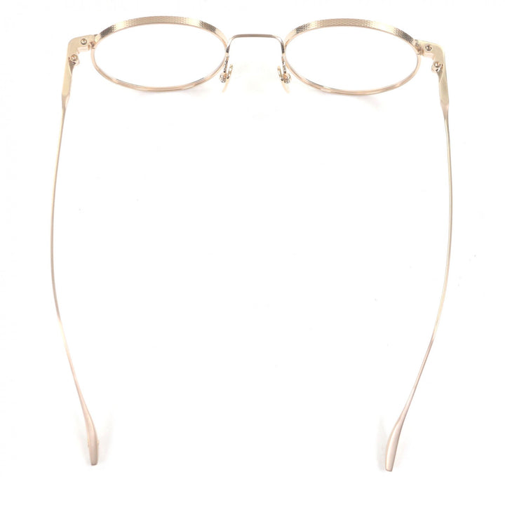 Pristine DITA Glasses JOURNEY-TWO 2024 FALL Boston Frame Matt gold
