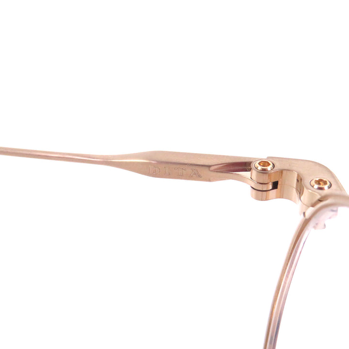 Pristine DITA Glasses JOURNEY-TWO 2024 FALL Boston Frame Matt gold