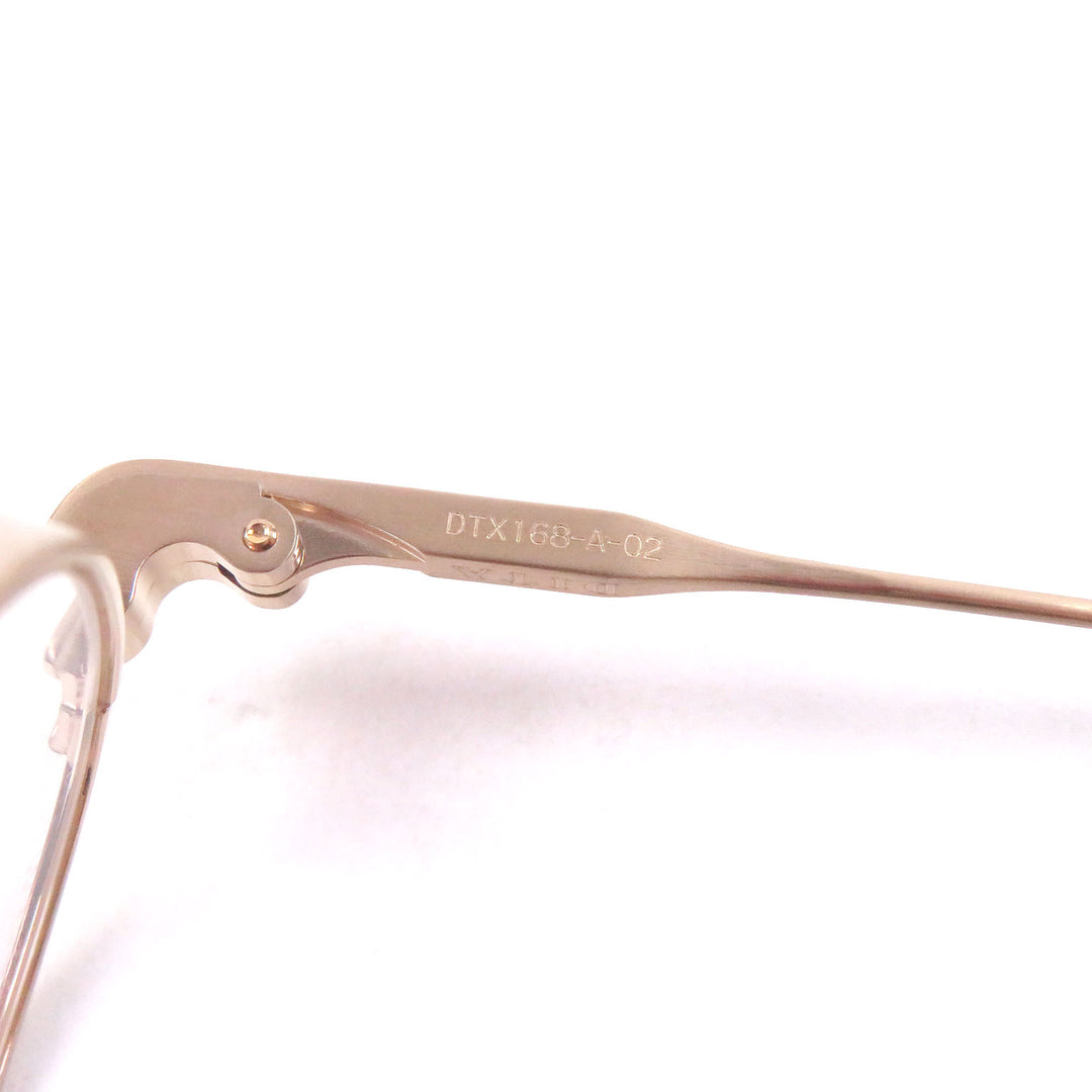Pristine DITA Glasses JOURNEY-TWO 2024 FALL Boston Frame Matt gold
