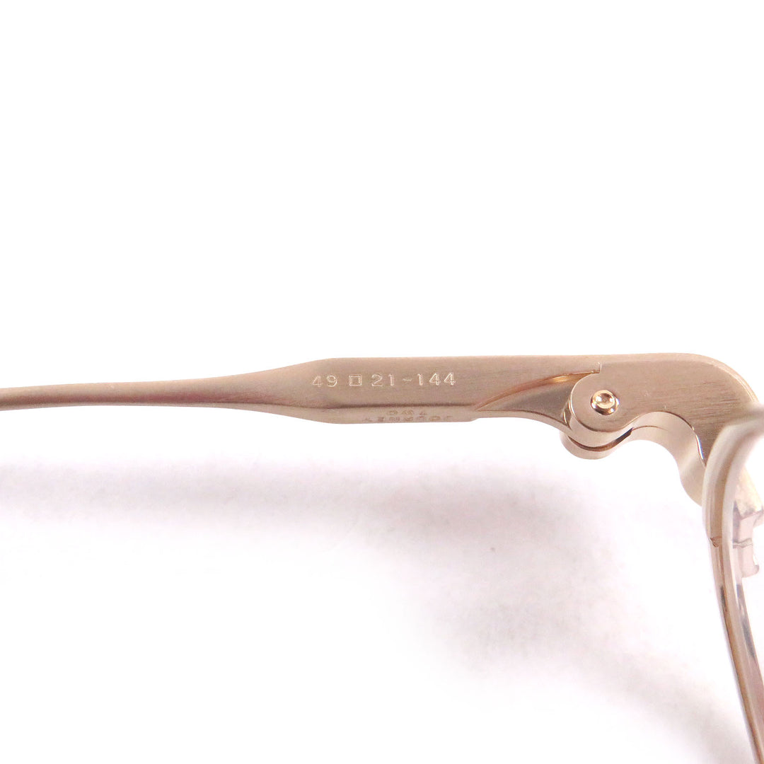 Pristine DITA Glasses JOURNEY-TWO 2024 FALL Boston Frame Matt gold