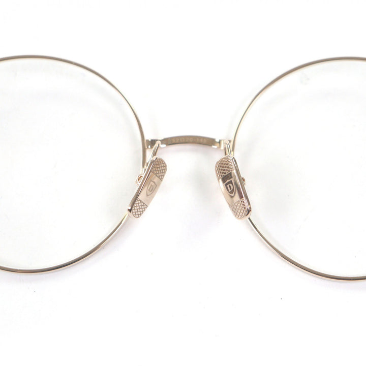 Excellent DITA Glasses Believer Round frame, model worn by HYDE. Pink gold