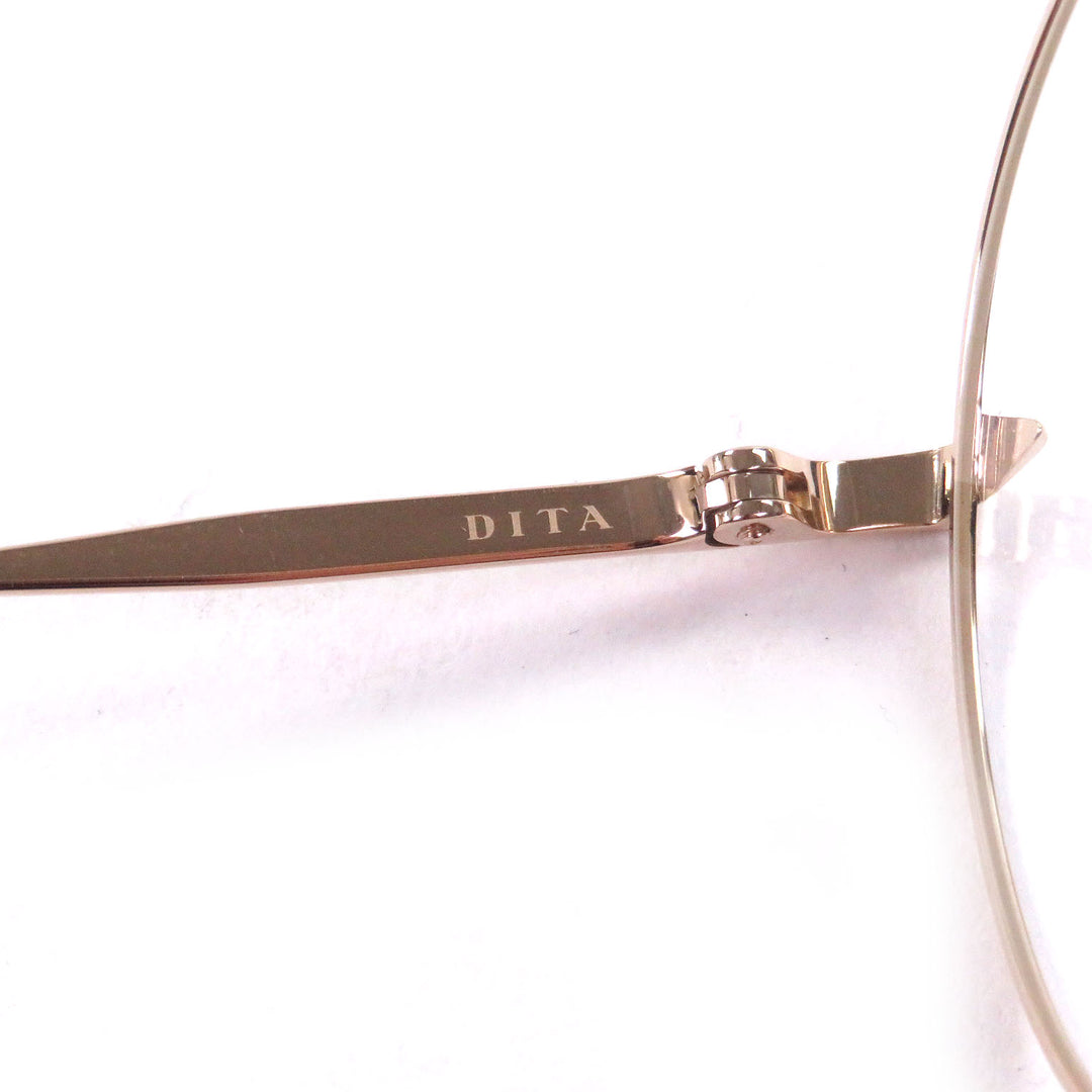 Excellent DITA Glasses Believer Round frame, model worn by HYDE. Pink gold