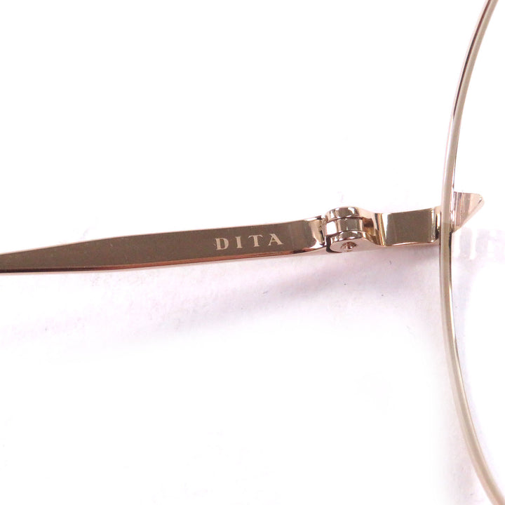 Excellent DITA Glasses Believer Round frame, model worn by HYDE. Pink gold