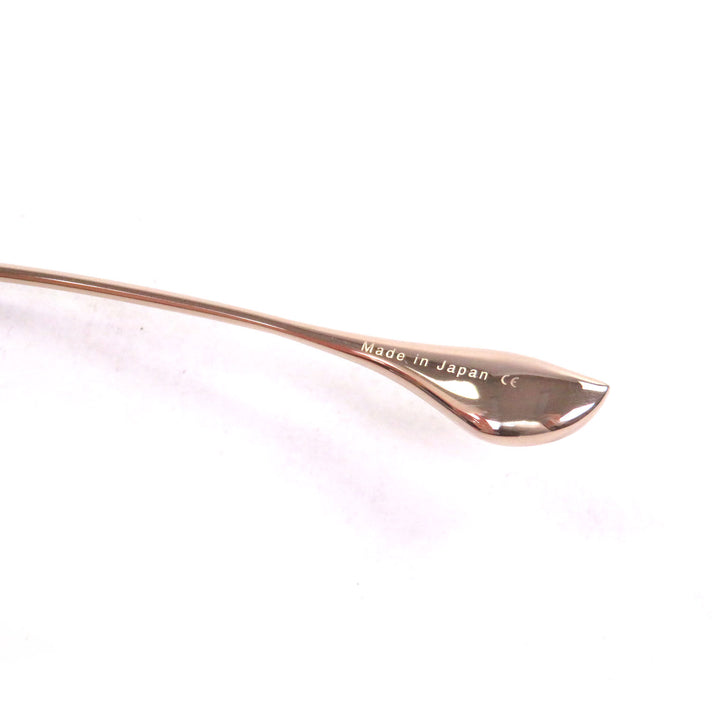 Excellent DITA Glasses Believer Round frame, model worn by HYDE. Pink gold