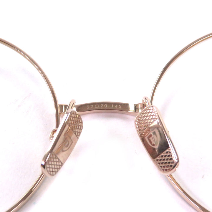 Excellent DITA Glasses Believer Round frame, model worn by HYDE. Pink gold