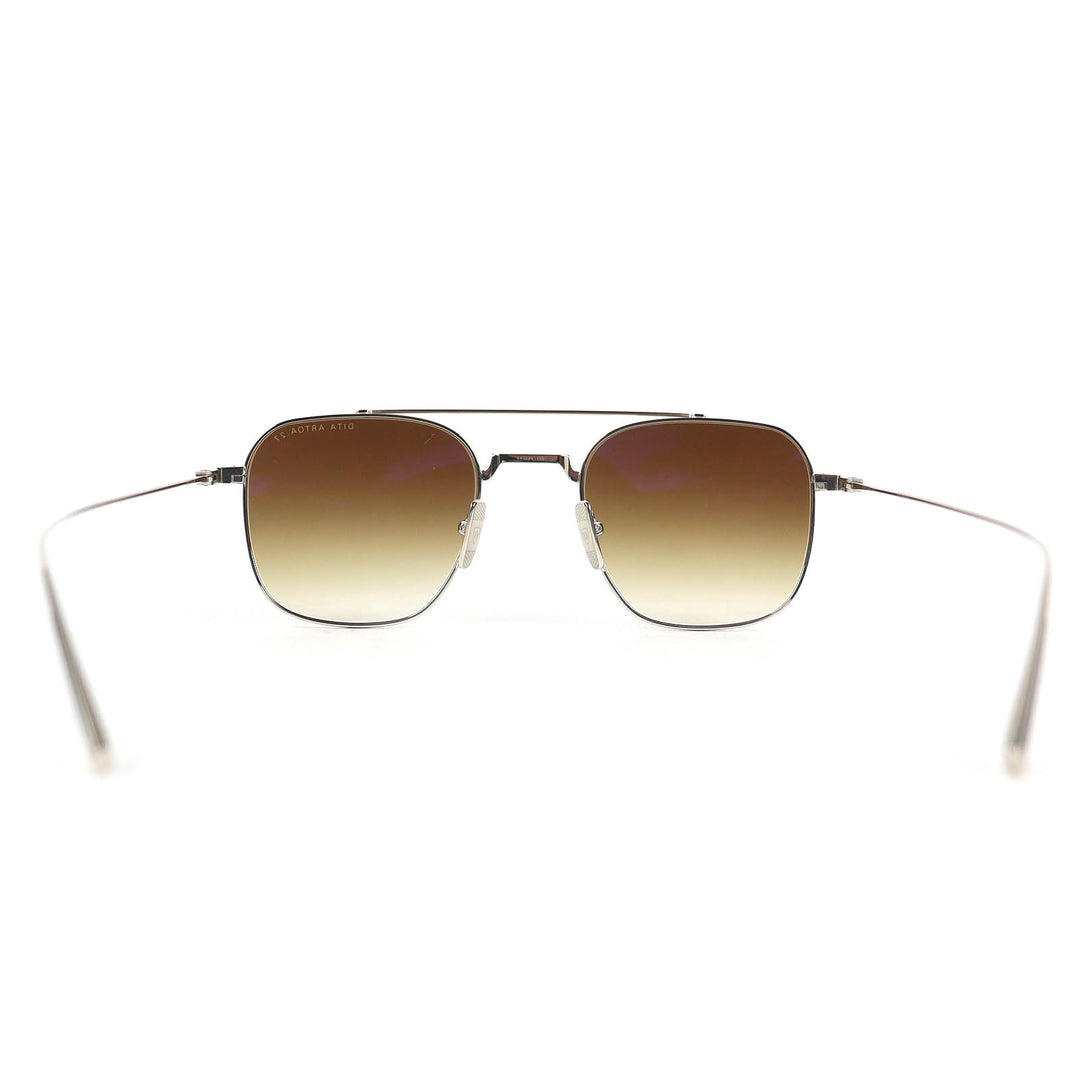 Pristine DITA sunglasses ARTOA.27 Two-bridge Square Silver mens DTS163