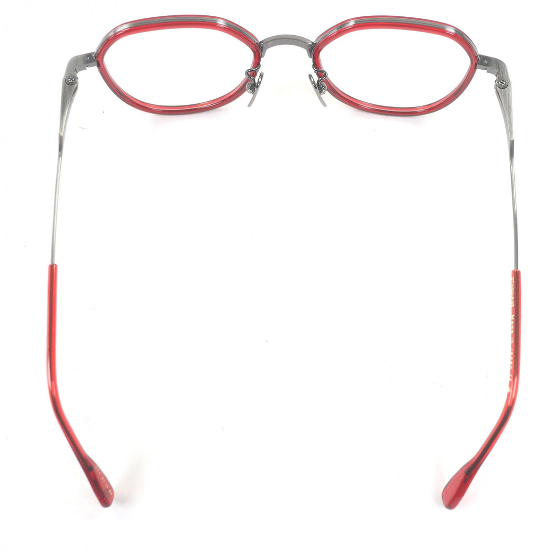 Pristine DITA Glasses AVIATIA-FOUR Clear red mens DTX453-A-03