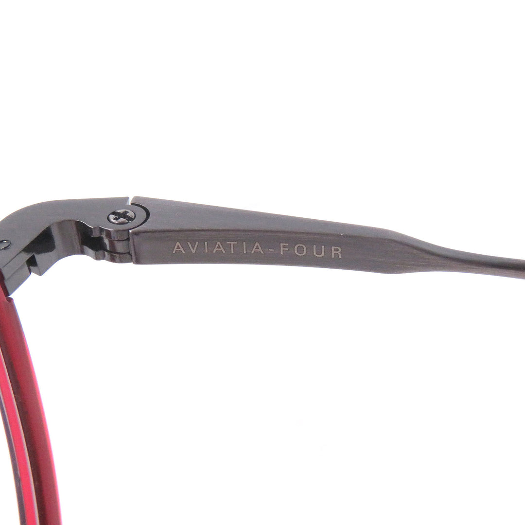 Pristine DITA Glasses AVIATIA-FOUR Clear red mens DTX453-A-03