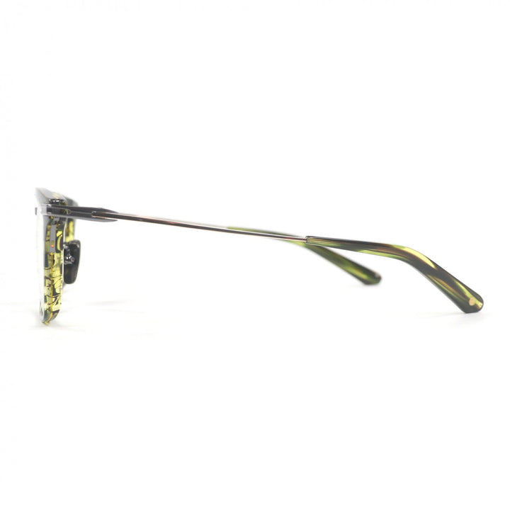 Pristine DITA Glasses AEGEUS-TWO Square Clear Khaki