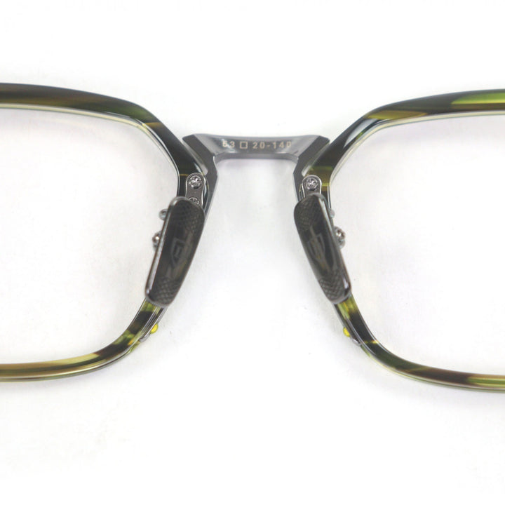 Pristine DITA Glasses AEGEUS-TWO Square Clear Khaki