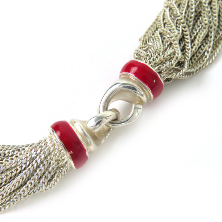 Great TIFFANY&Co. Necklace Multi-strand Necklace, Total Length 17.1"" Silver 925