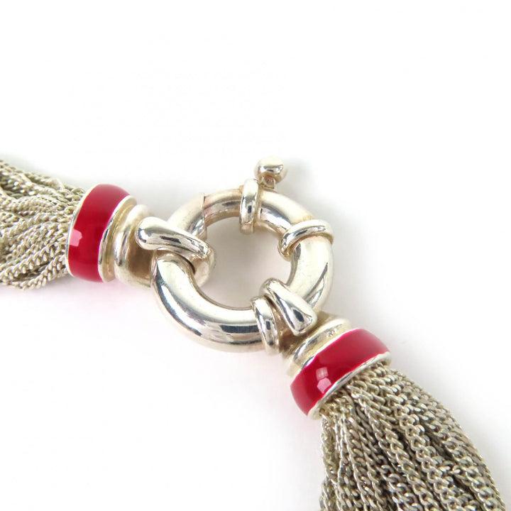 Great TIFFANY&Co. Necklace Multi-strand Necklace, Total Length 17.1"" Silver 925