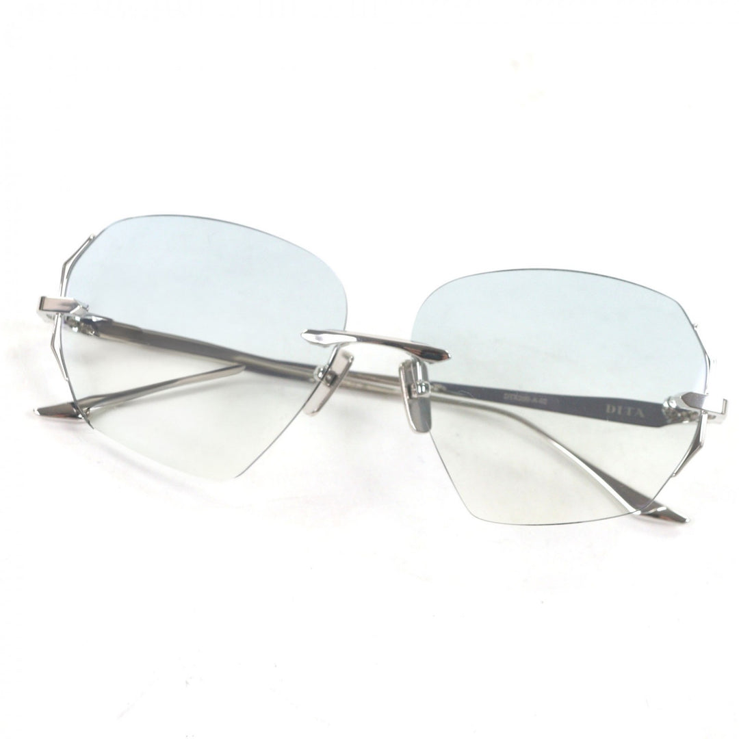 Pristine DITA sunglasses DAHLVIN Two-point eyewear Silver mens DTX200