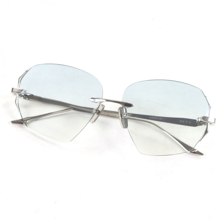 Pristine DITA sunglasses DAHLVIN Two-point eyewear Silver mens DTX200
