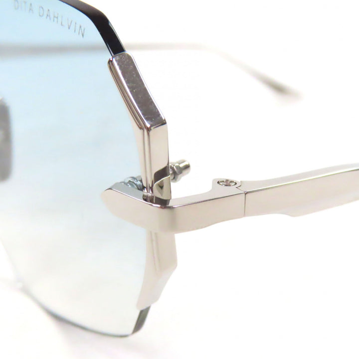 Pristine DITA sunglasses DAHLVIN Two-point eyewear Silver mens DTX200