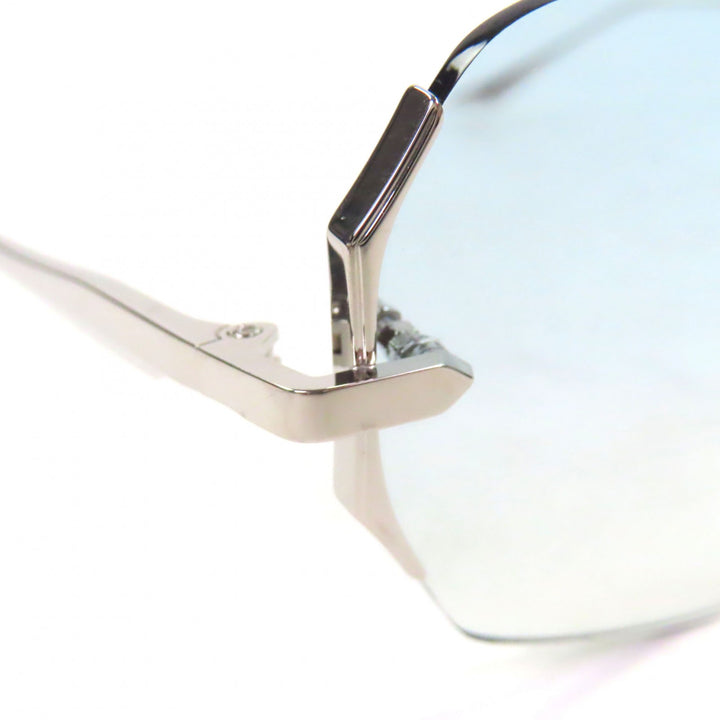 Pristine DITA sunglasses DAHLVIN Two-point eyewear Silver mens DTX200
