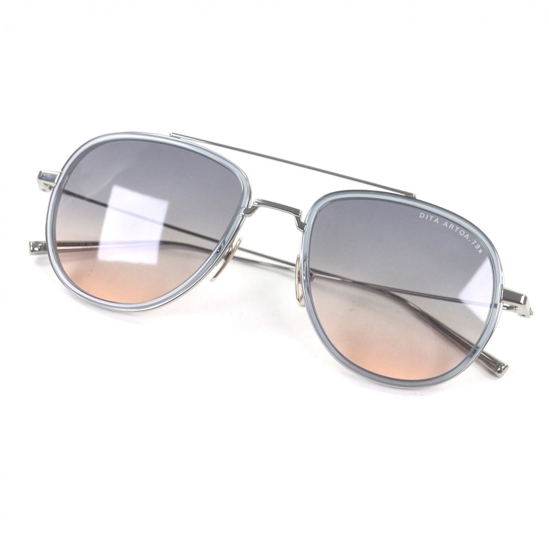 Pristine DITA sunglasses ARTOA.79x Two Bridges Silver mens DTS473