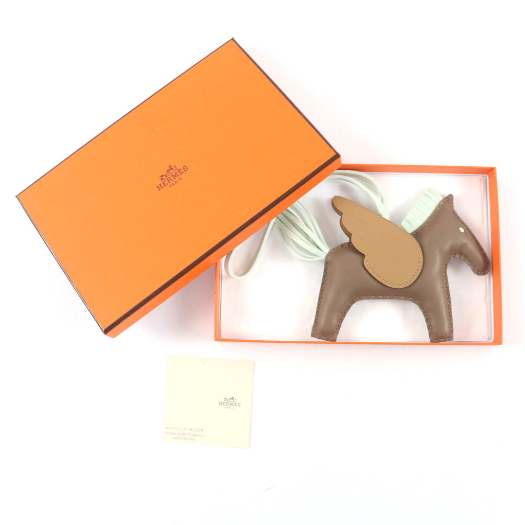 Pristine HERMES Bag charm Rodeo Charm Pegasus MM Anyo Miro Women