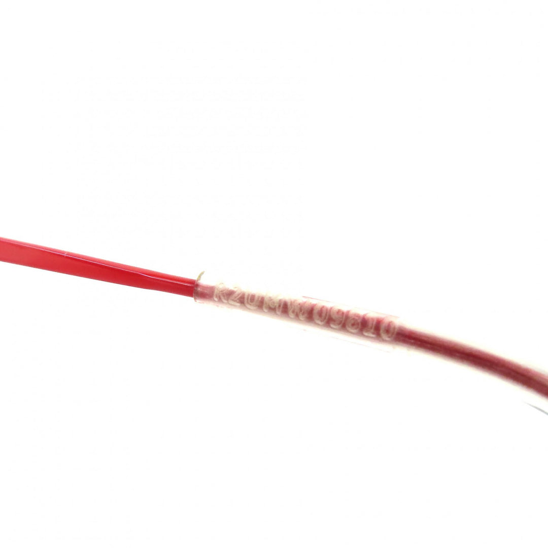 Great BALENCIAGA sunglasses Logo Round Mirror Lens Red mens BB0016SK