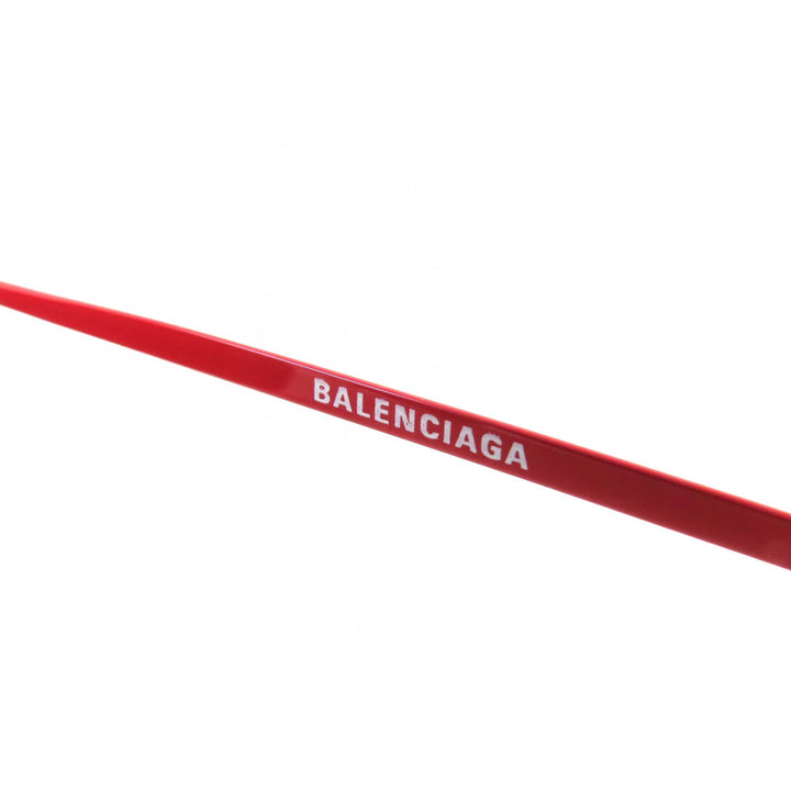 Great BALENCIAGA sunglasses Logo Round Mirror Lens Red mens BB0016SK