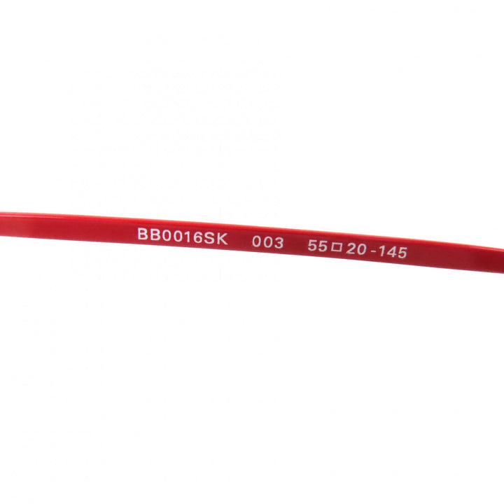 Great BALENCIAGA sunglasses Logo Round Mirror Lens Red mens BB0016SK