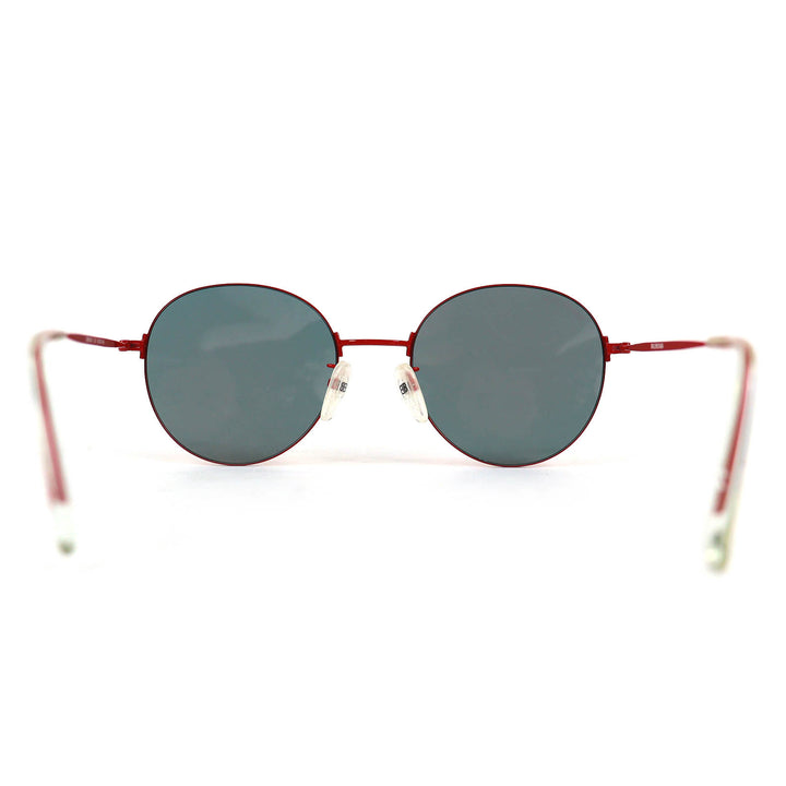 Great BALENCIAGA sunglasses Logo Round Mirror Lens Red mens BB0016SK