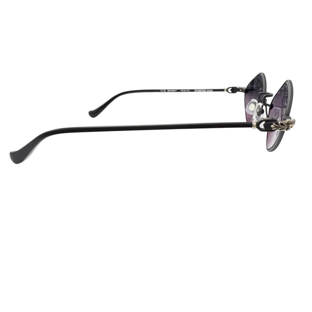 Excellent CHROME HEARTS sunglasses DIAMOND DOG Floral cross