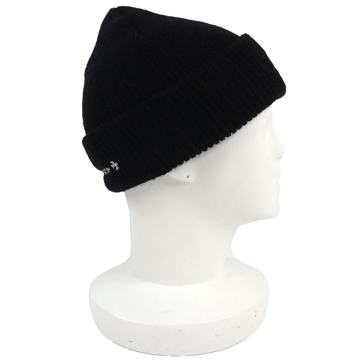 Excellent CHROME HEARTS Knit cap CH Plus Embroidered Beanie Knit Hat black wool